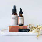 Woman applying radiant glow face care serum for healthy, luminous skin and effective daily skincare routine.