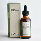 Herbal hair serum for natural shine and healthy growth, enriched with botanical extracts to nourish scalp and hair.
