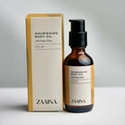 Ylang Ylang body oil for skin care, natural moisturizing essential oil for nourishing healthy skin.