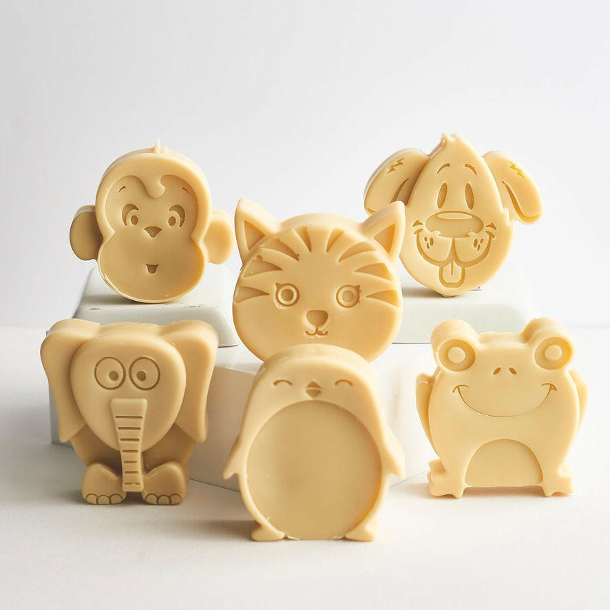 Natural soap bar for gentle kids care, hypoallergenic and soothing bath solution, ideal for sensitive skin.