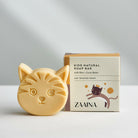 Natural soap bar for gentle kids, hypoallergenic formula suitable for sensitive young skin.
