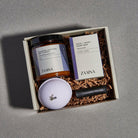 Soothing spa set to rejuvenate the senses, featuring luxury bath products for ultimate relaxation and wellness.