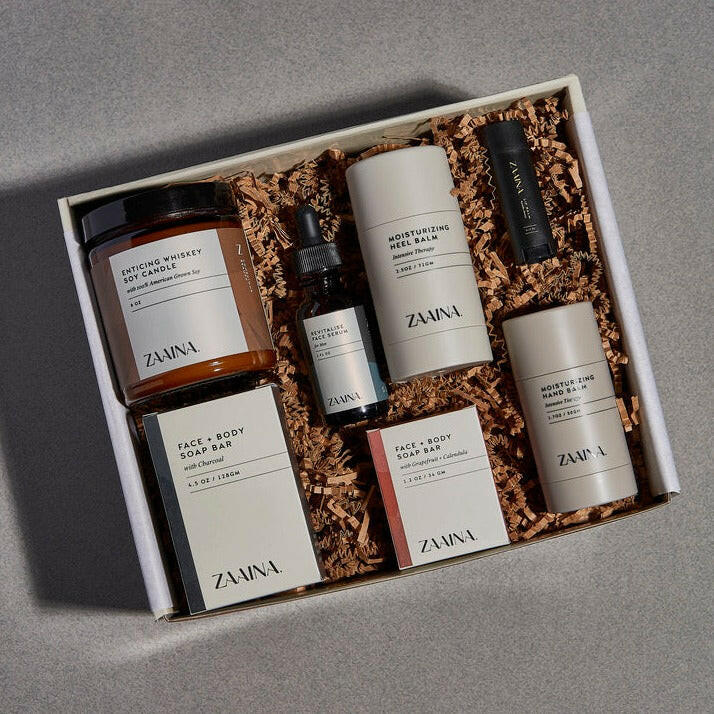 Self care routine for him featuring essential grooming products for men’s wellness and personal hygiene.