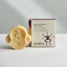 Natural soap bar for gentle kids, mild cleansing formula, suitable bath option for sensitive children's skin.