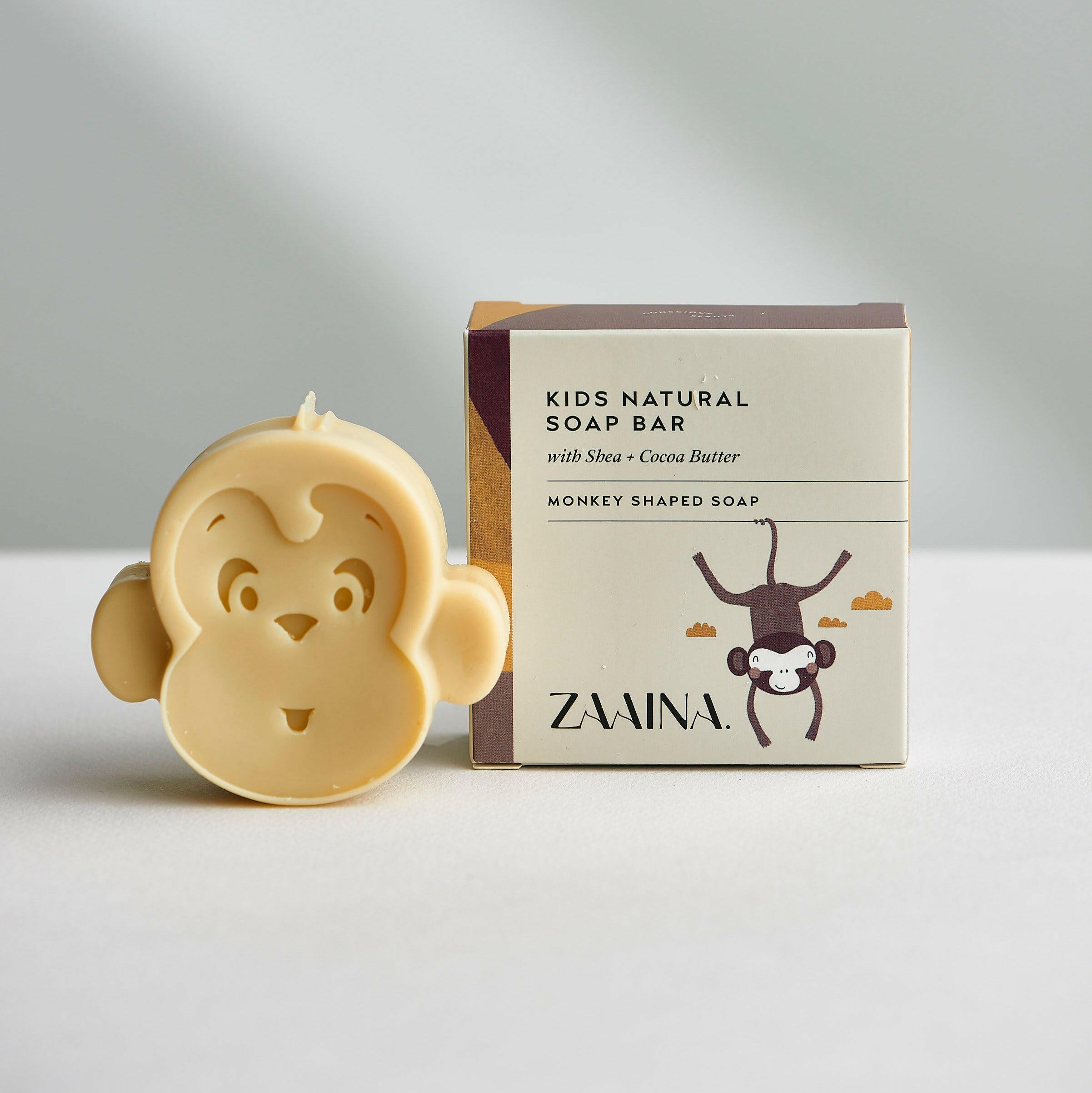 Natural soap bar for gentle kids, mild cleansing formula, suitable bath option for sensitive children's skin.