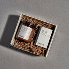 Luxury candle and soap set gift box, perfect for relaxation and elegant home fragrance decor
