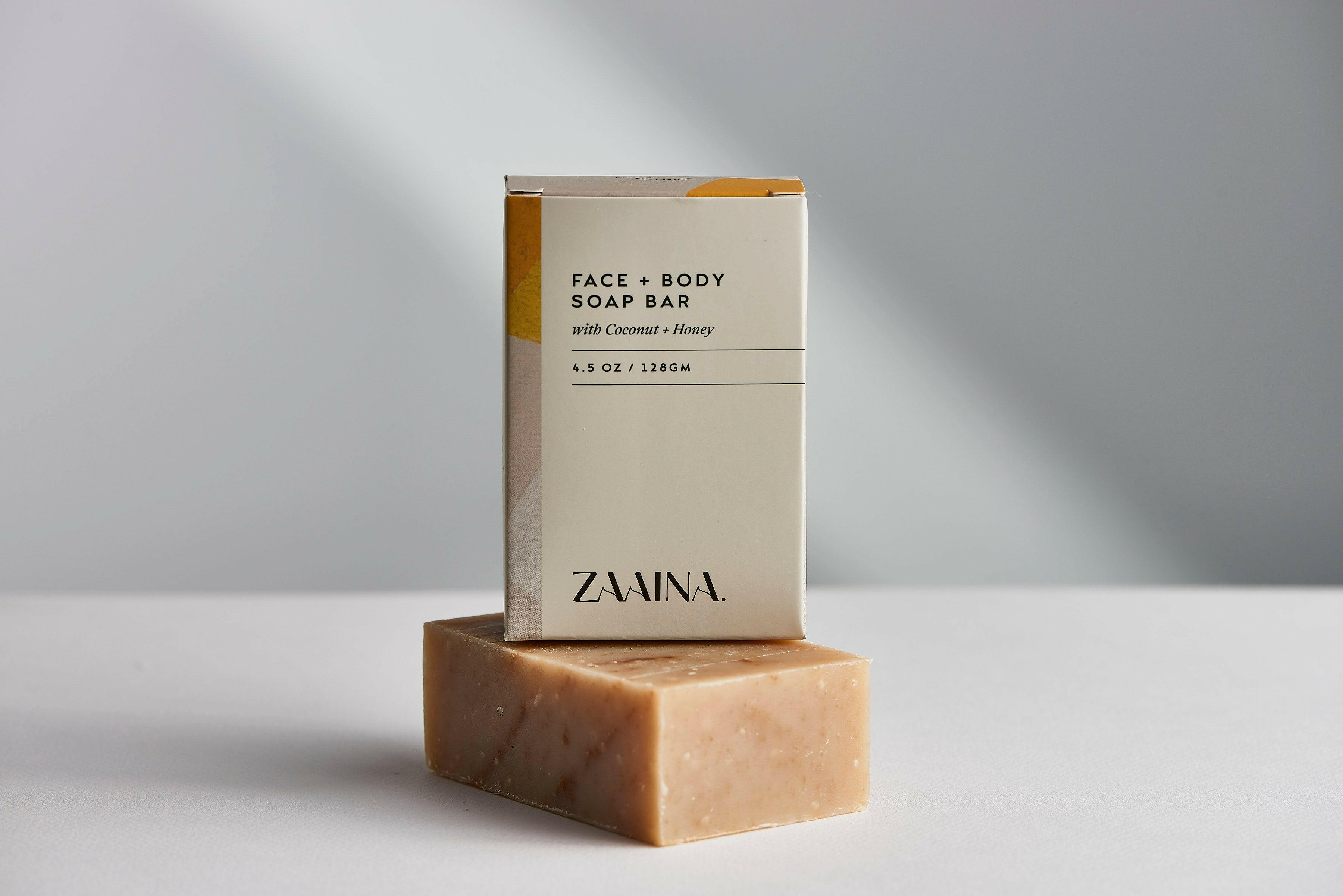 Natural coconut and honey soap bar, nourishing skincare with organic ingredients for healthy, radiant skin